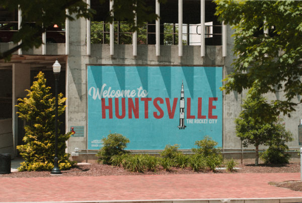 welcome to huntsville sign
