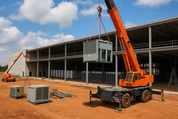 data center construction rigging equipment