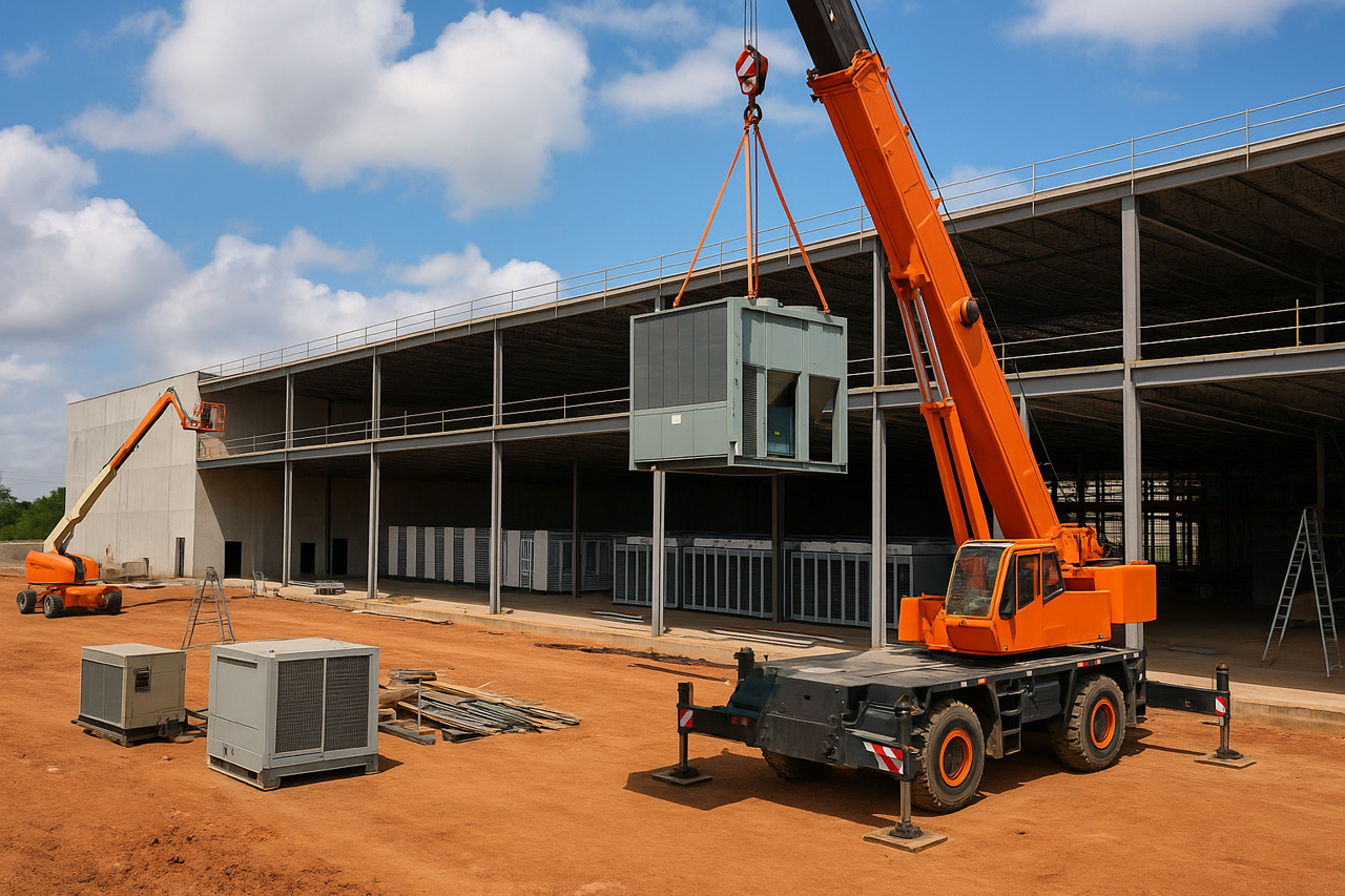 From Generators to Chillers: The Role of Rigging in Atlanta Data Center Projects